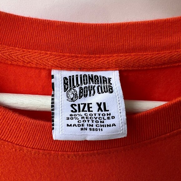 Billionaire Boys Clue Planet Trees Short Sleeve Tee, orange, Size XL - Picture 7 of 8